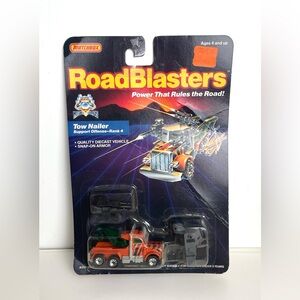 RARE Vintage 1987 Roadblasters Road Blasters Matchbox Car Diecast Tow Nailer
